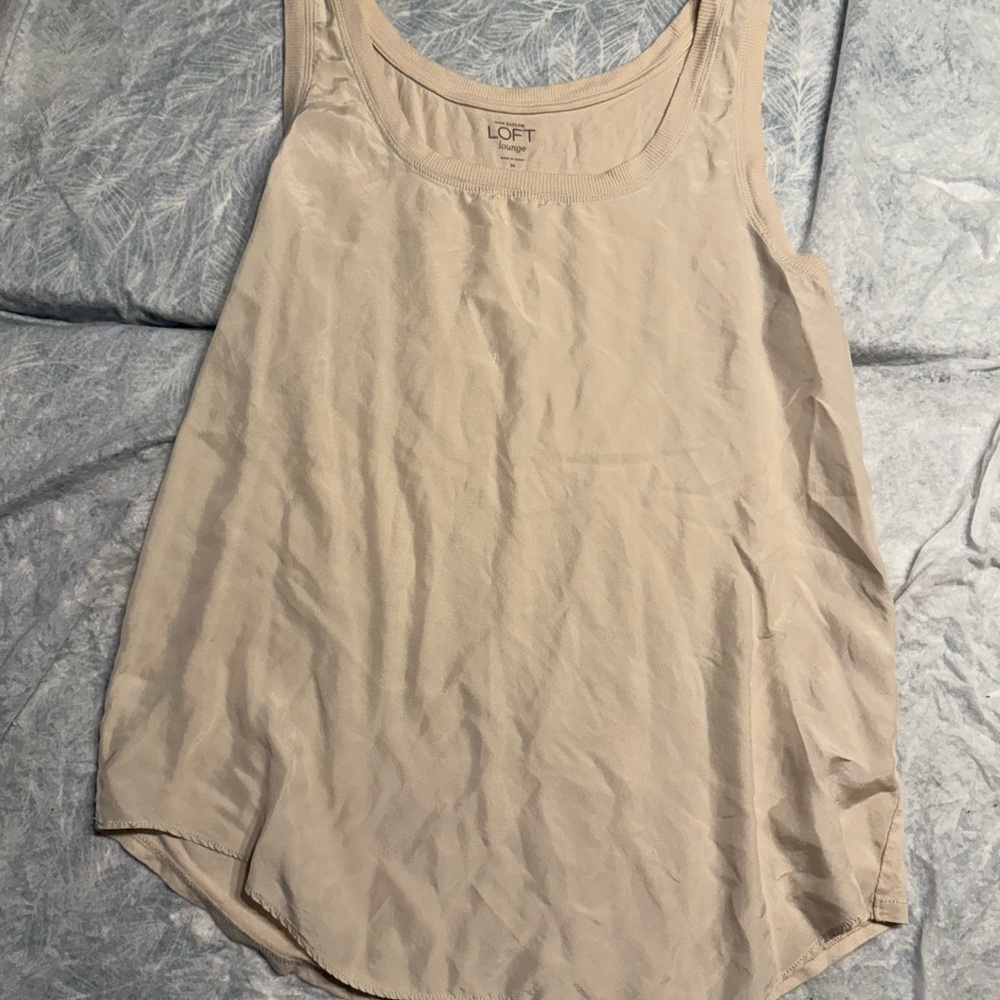 LOFT Women's Beige Tank Top